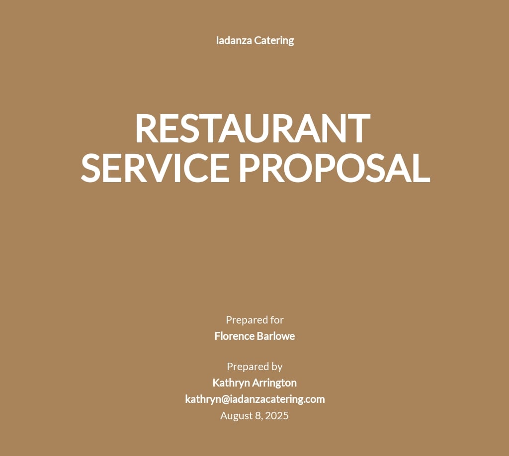 Restaurant Service Proposal Template.jpe