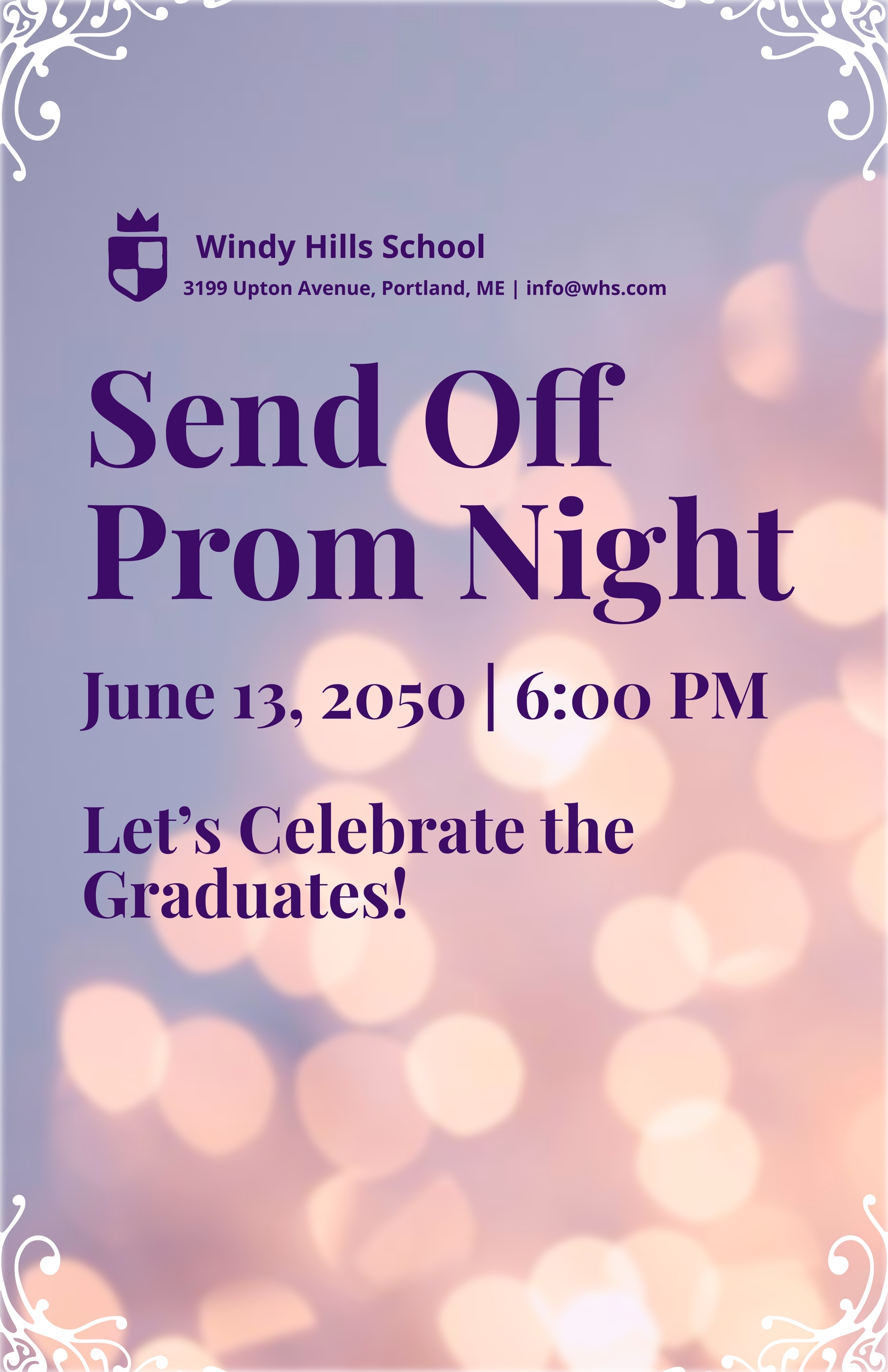 Prom Poster Template in Word, Google Docs, Illustrator, PSD, Apple Pages, Publisher, EPS, SVG, PNG, JPEG