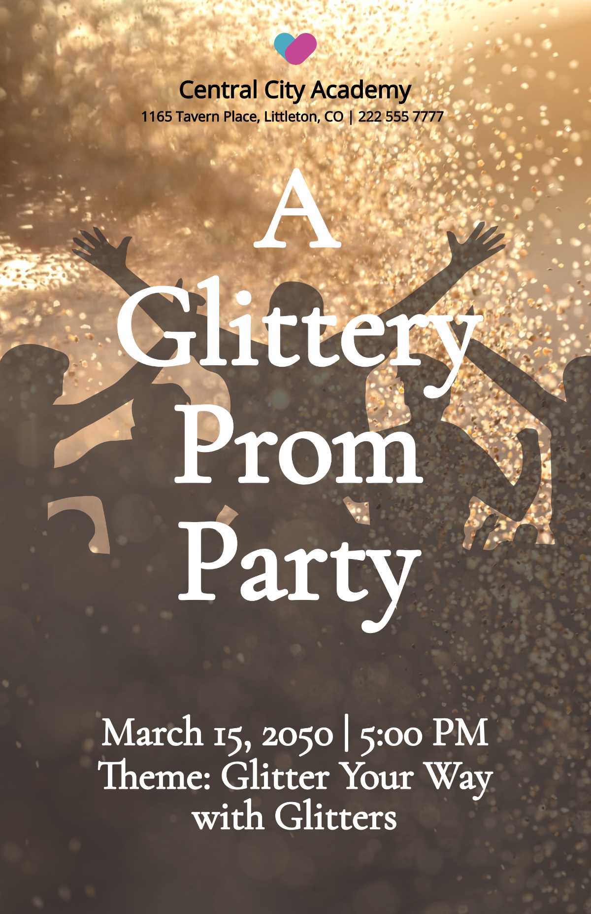 Prom Party Poster Template