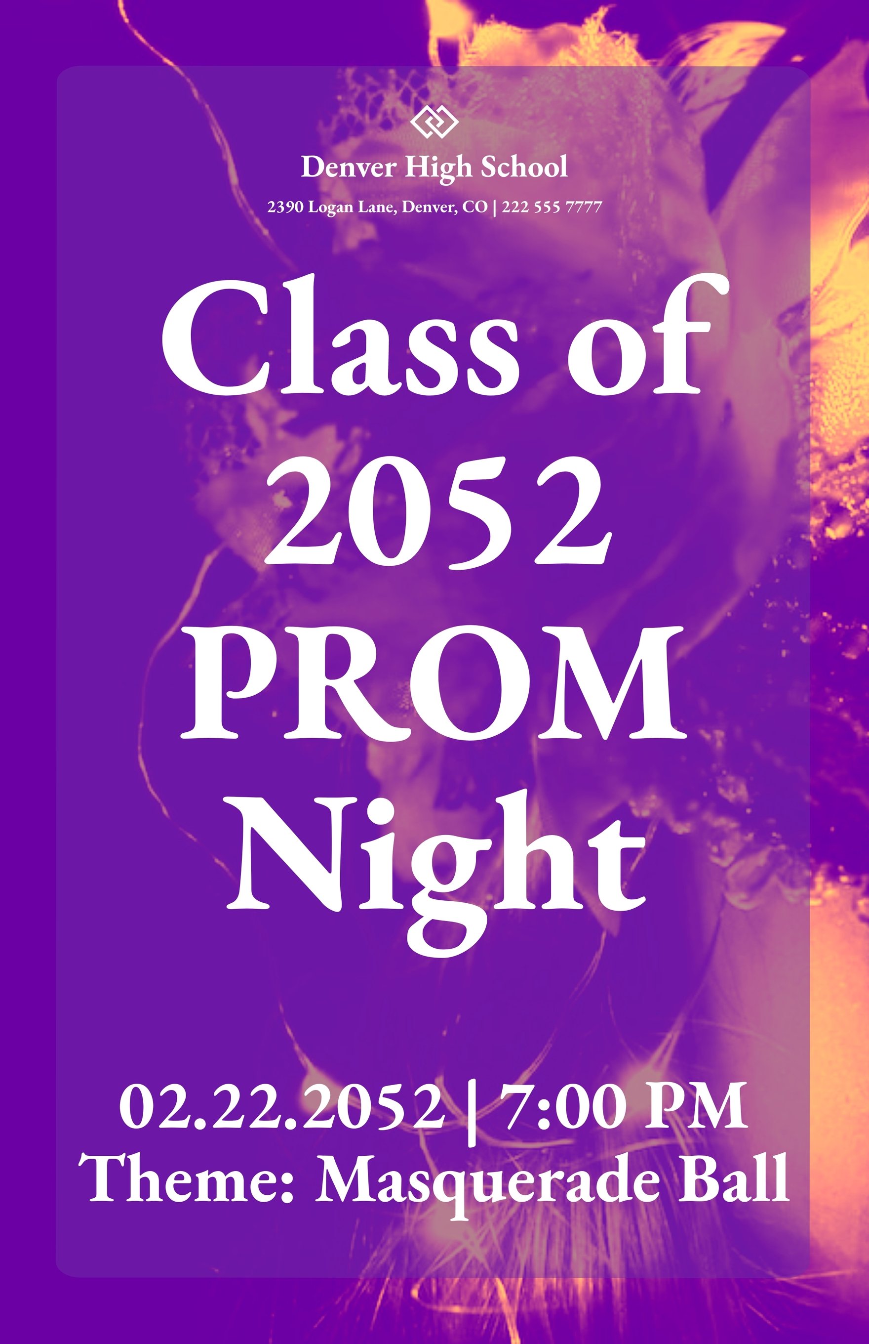 School Prom Poster Template