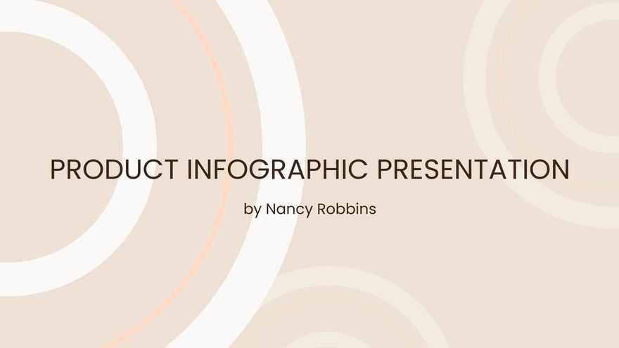 Product Infographic Presentation Template