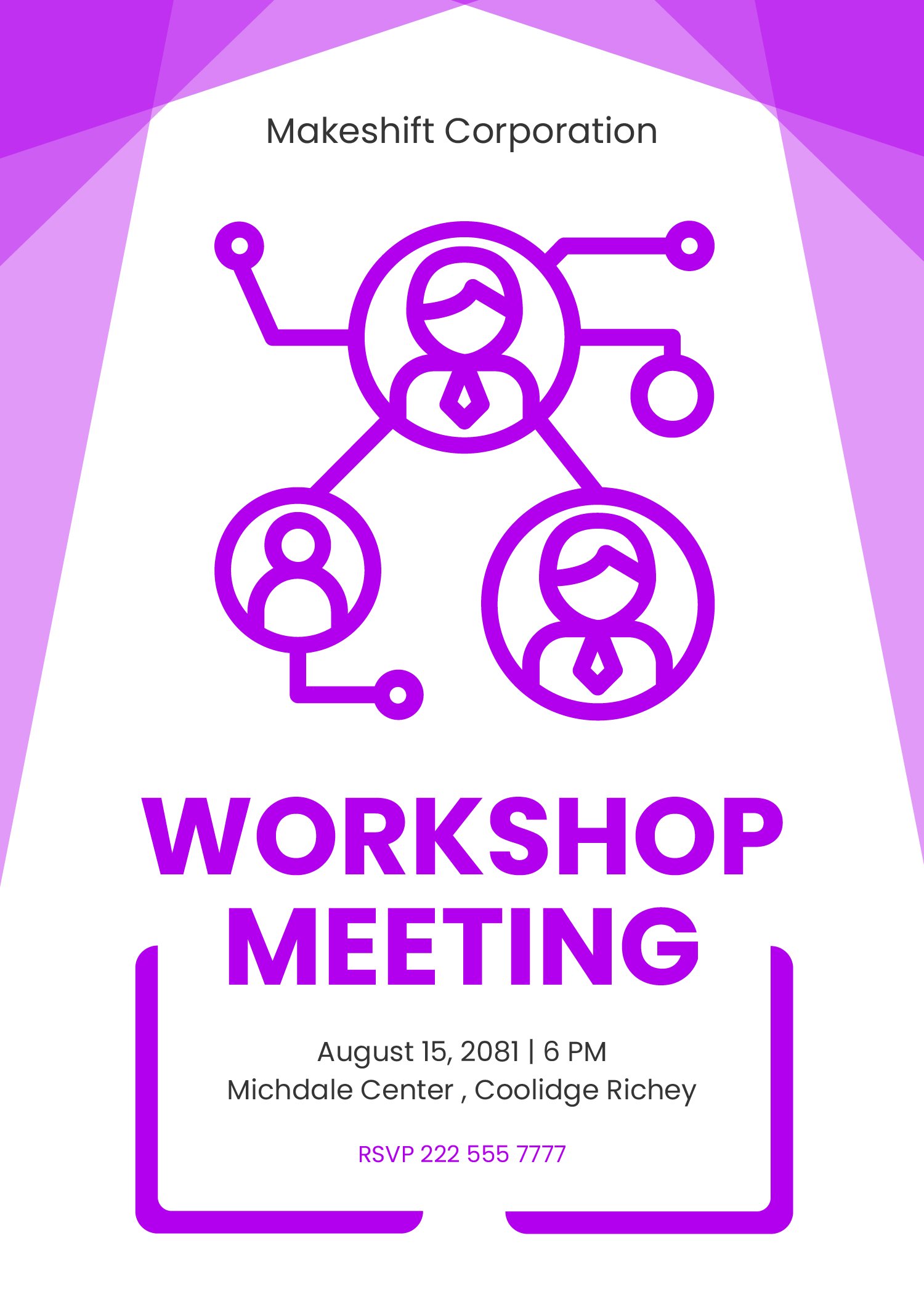 Workshop Meeting Invitation Template