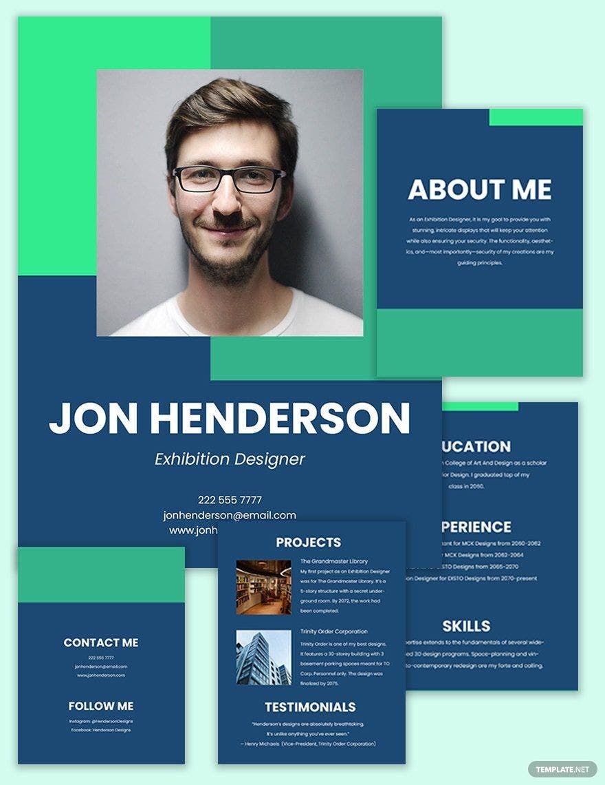 Interior Design Company Portfolio Template