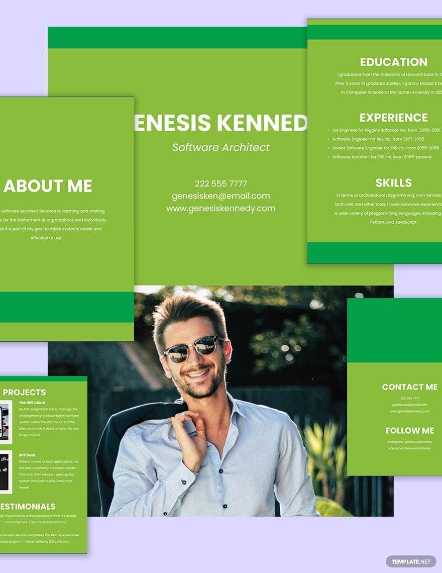 Software Company Portfolio Template in Word, Google Docs, Illustrator, PSD, InDesign