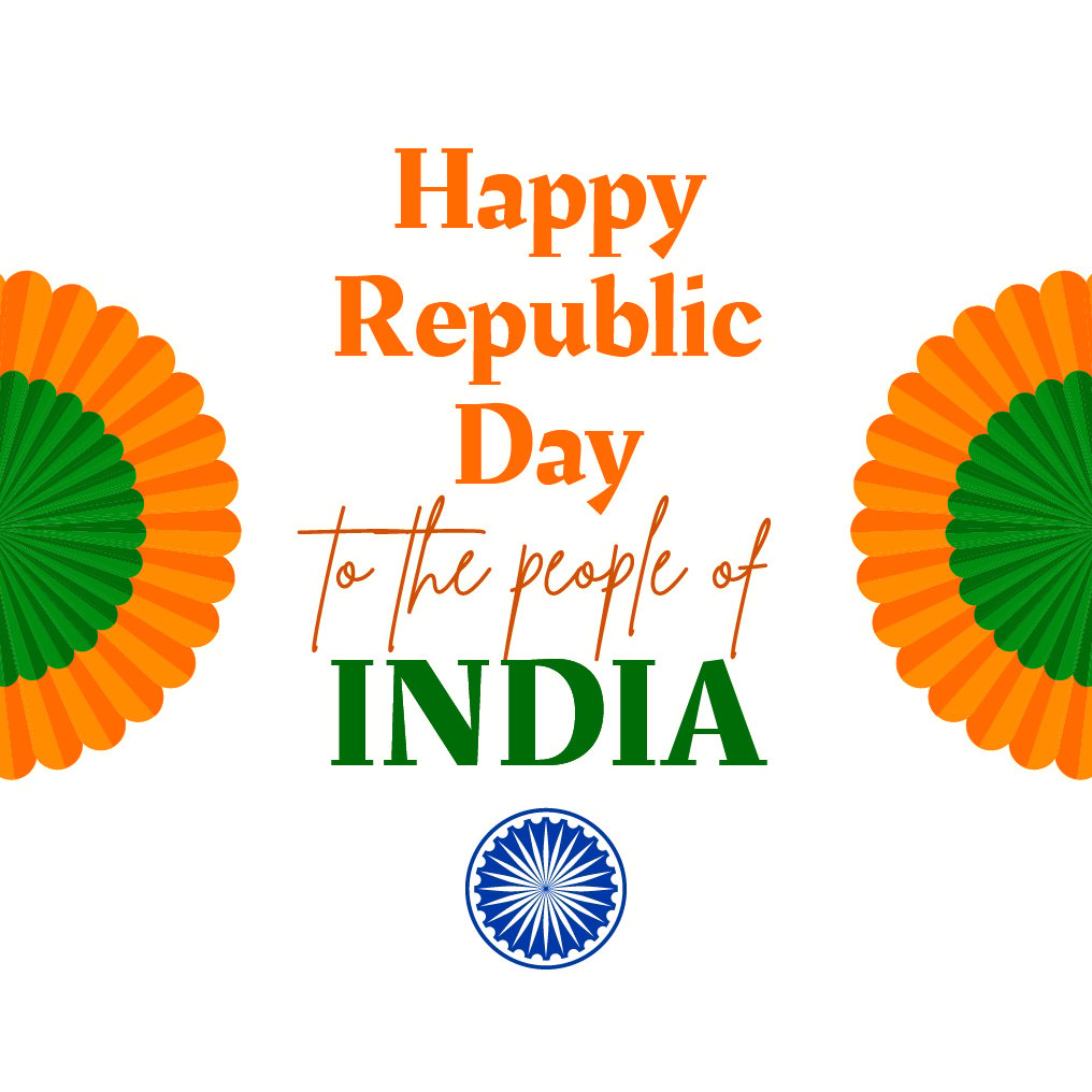 Republic Day Wishes Vector