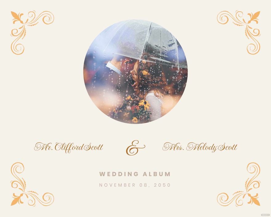 Classic Wedding Album Template