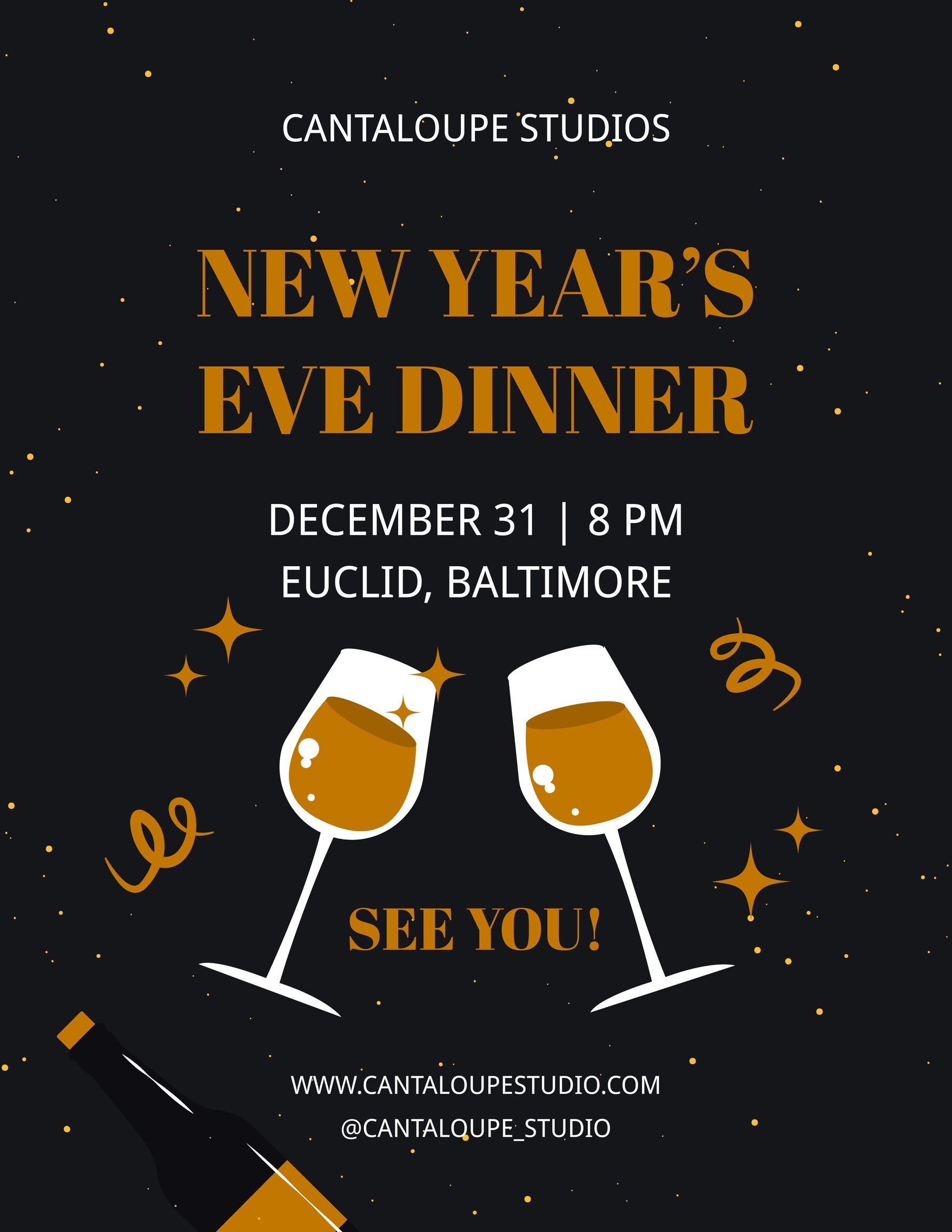 New Year's Eve Event Flyer