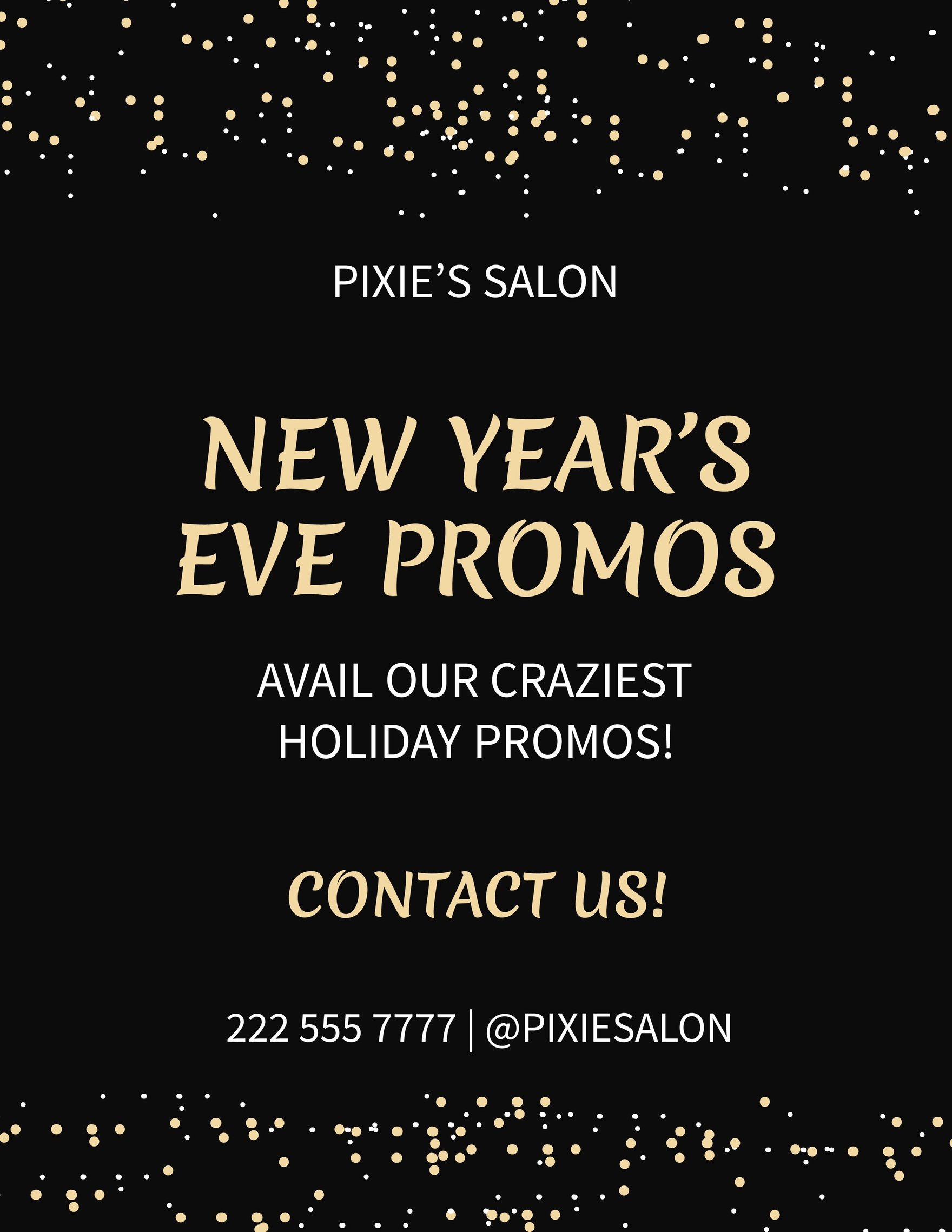 New Year's Eve Mockup Flyer