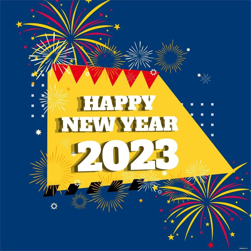 New Year's Day Celebration Vector