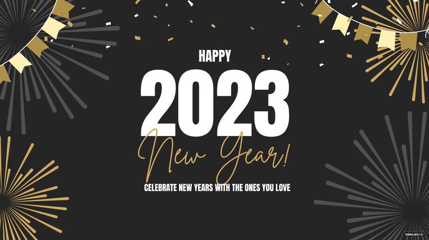 New Year's Eve Greeting Card Background