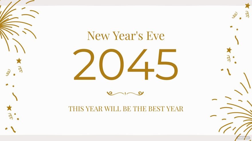 Free New Year's Eve Invitation Background in PDF, Illustrator, PSD, EPS, SVG, PNG, JPEG