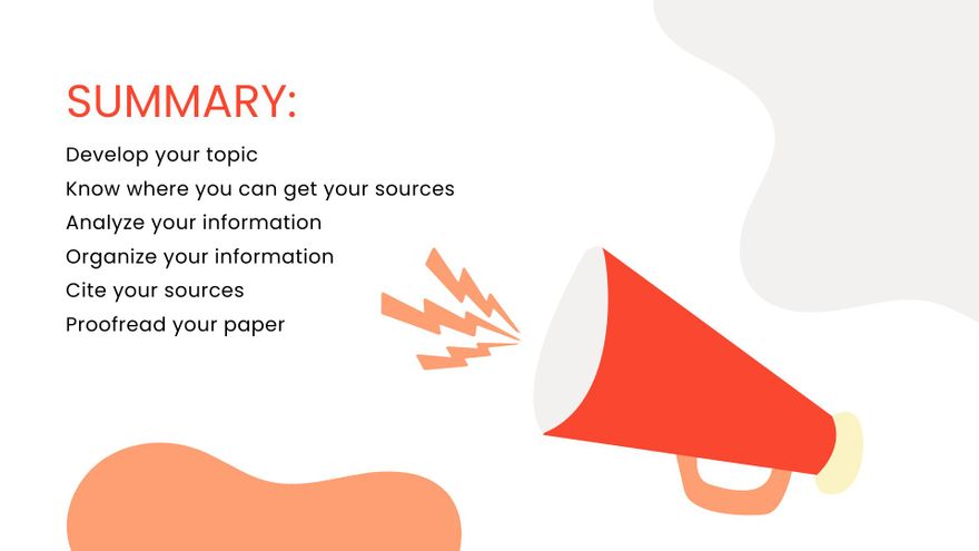 Free Research Infographic Presentation Template to Edit Online