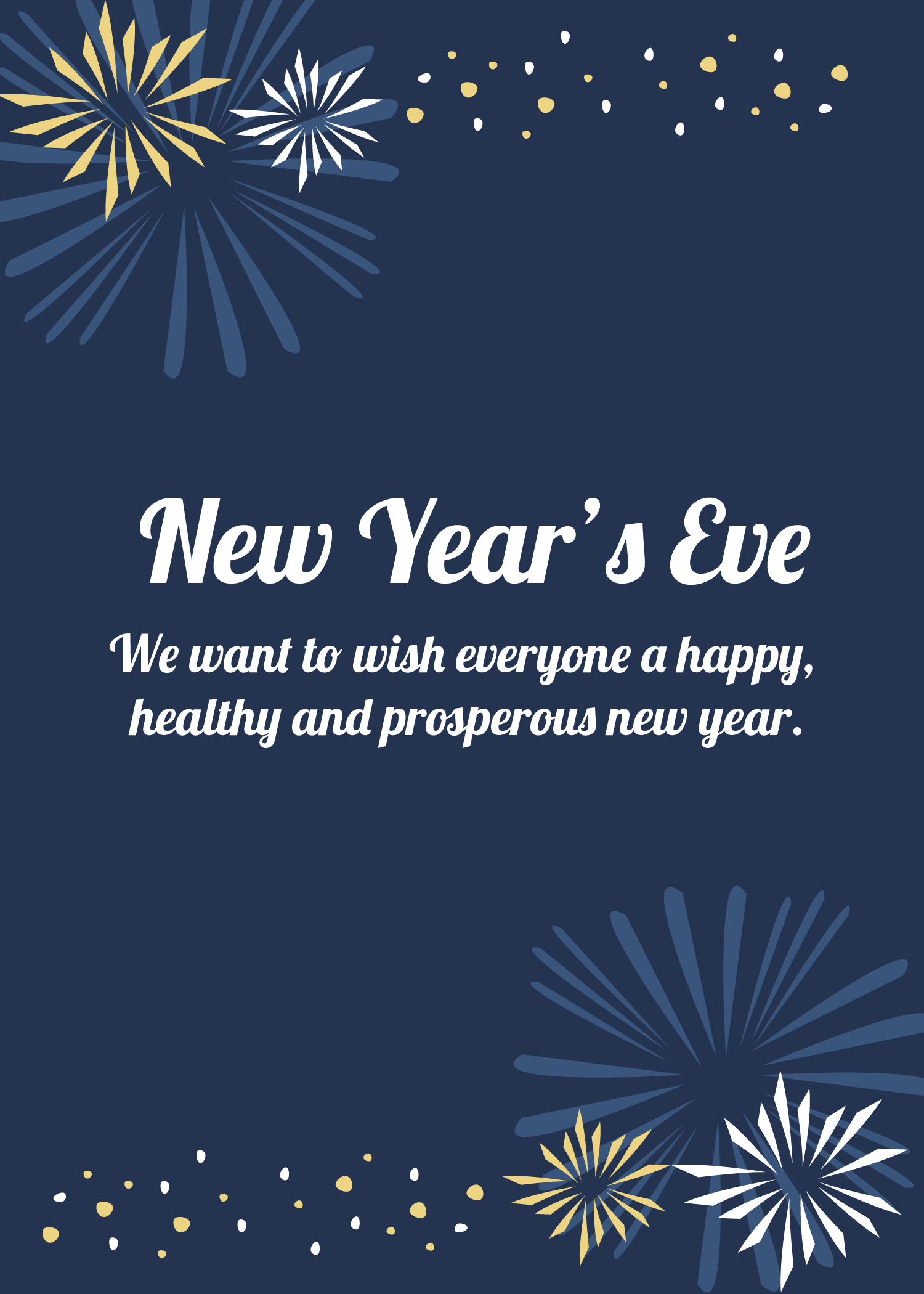 FREE New Year's Eve Message Wishe Template Download in Word, Google