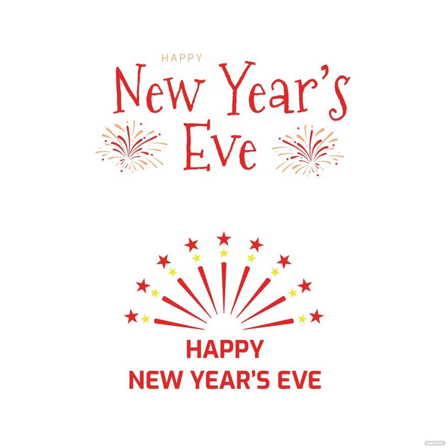 New Year's Eve Logo Clipart