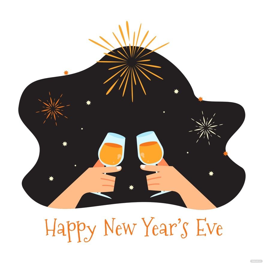 Free New Year's Eve Design Clipart