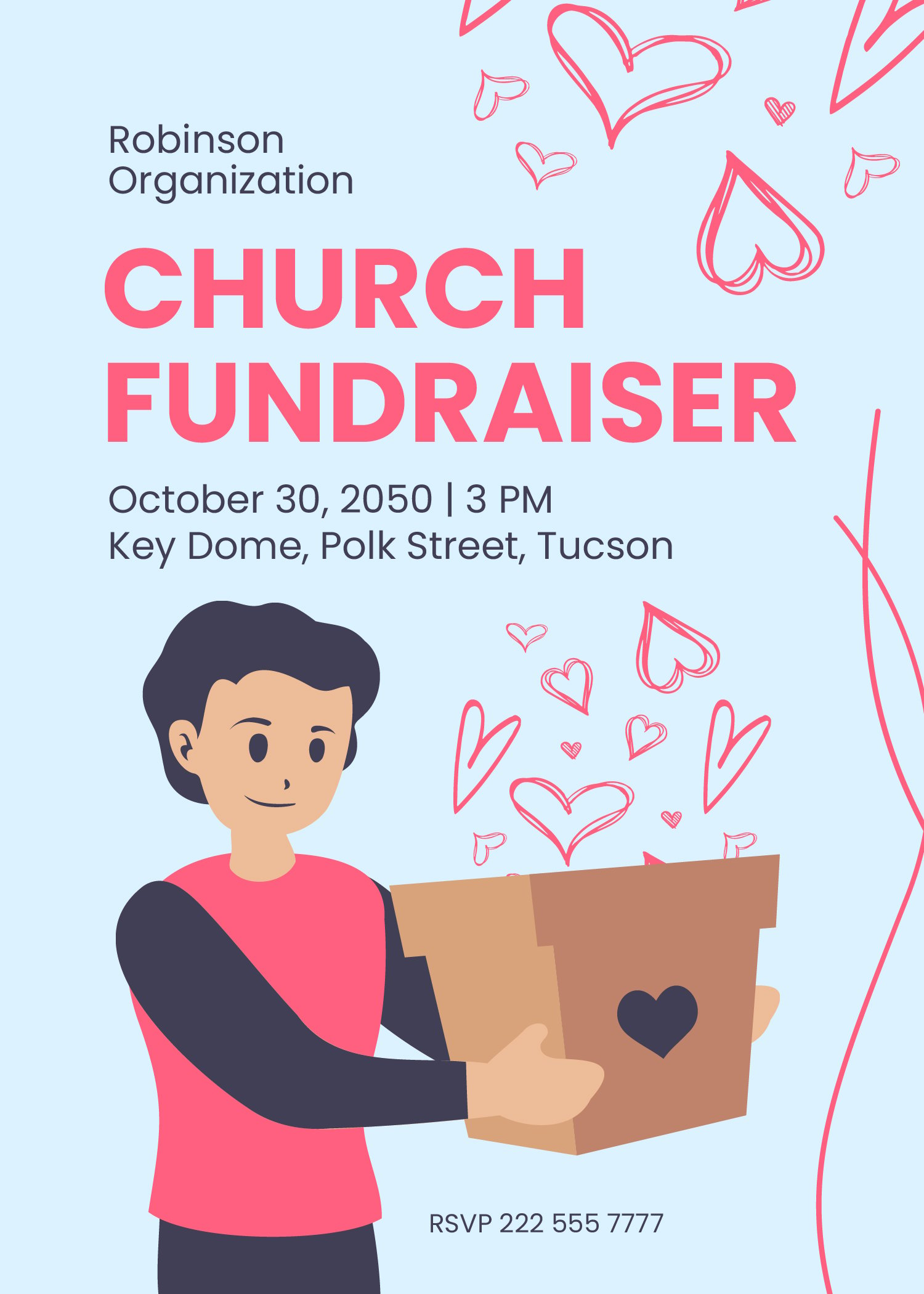 Church Fundraiser Invitation Template