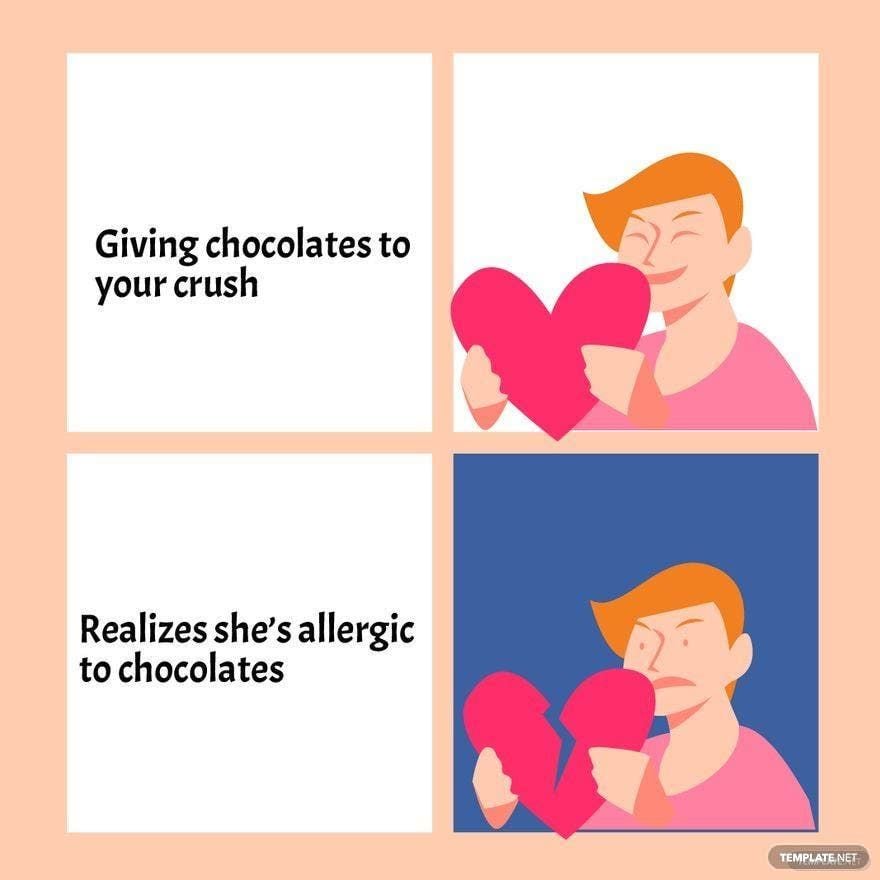 Valentine's Day Meme Vector