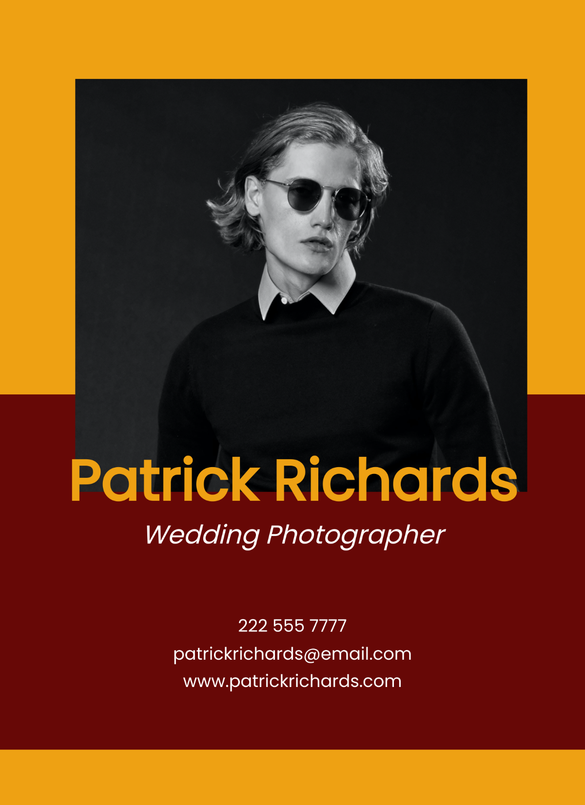 Free Wedding Photography Portfolio Template