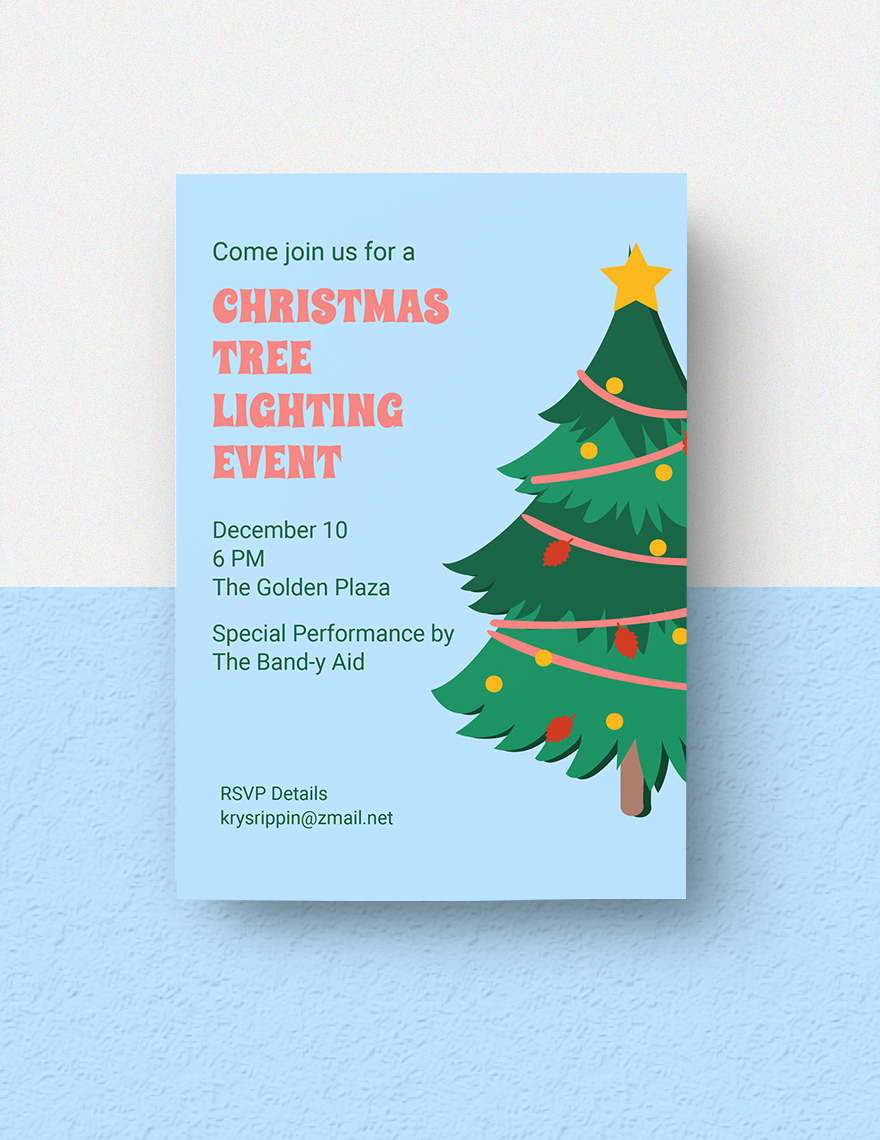 Animated Christmas Party Invitation Template