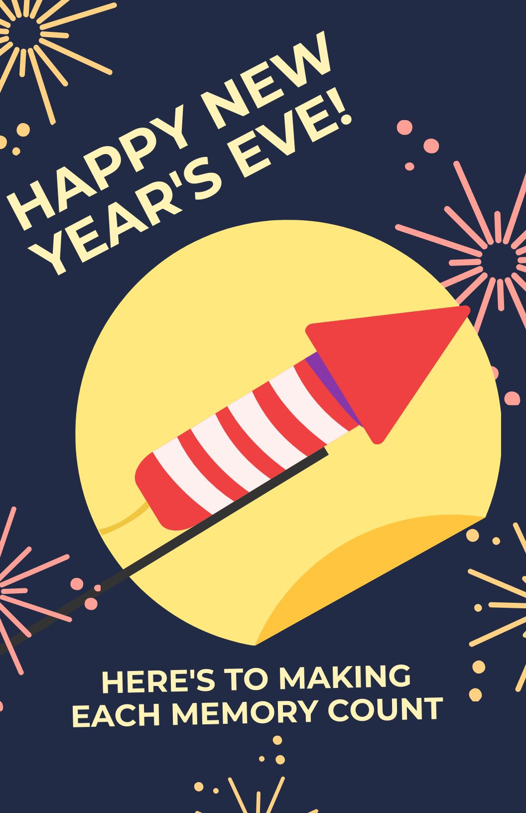 New Year's Eve Poster in Word, Google Docs, Illustrator, PSD, EPS, SVG, JPG, PNG