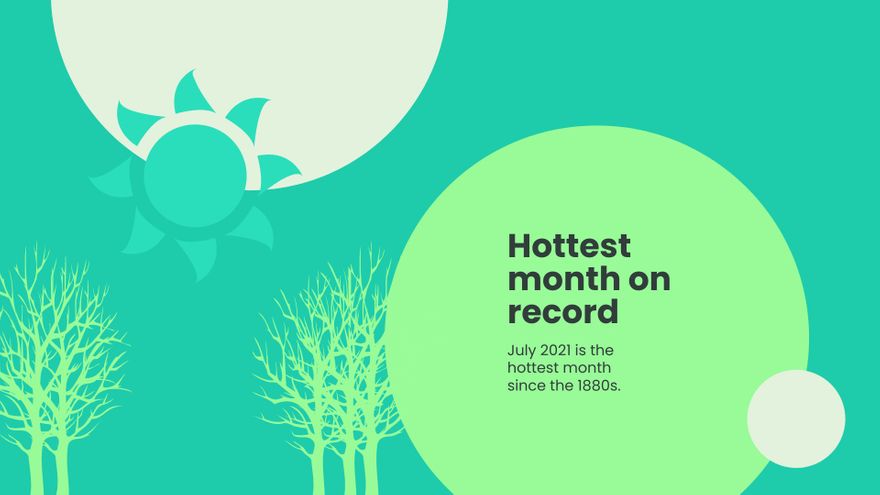 Free Data Infographic Presentation Template to Edit Online