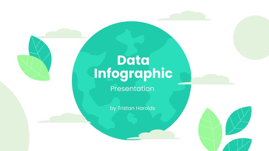 Free Data Infographic Presentation Template to Edit Online