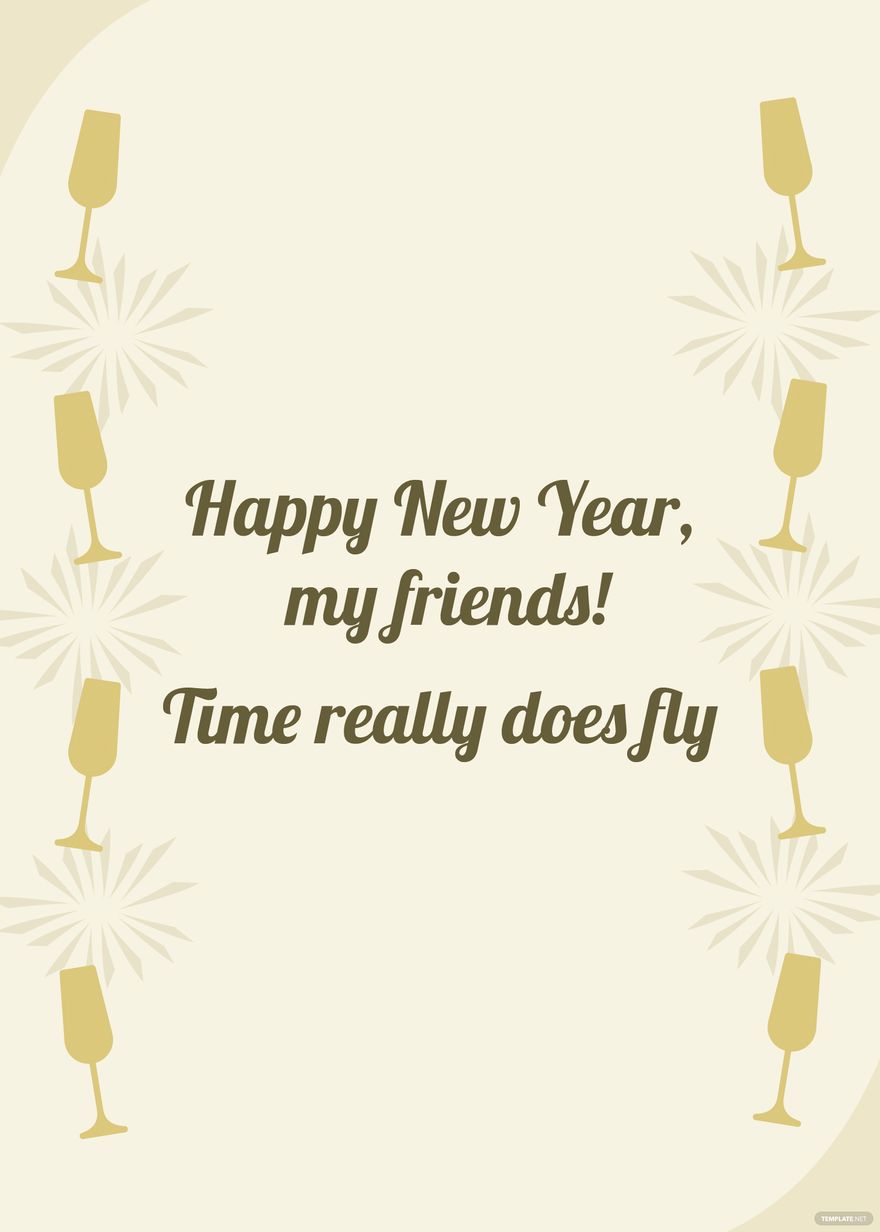 New Year's Eve Greeting Card 