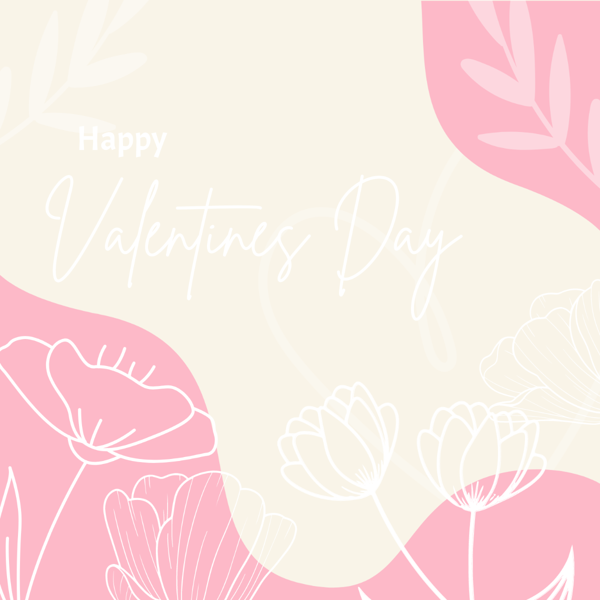 Valentine's Day Graphic Vector Template