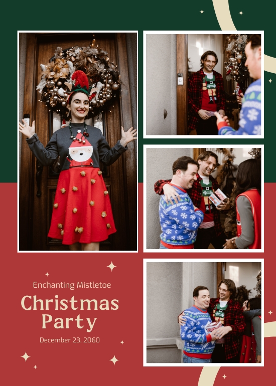 Christmas Photo Booth Template