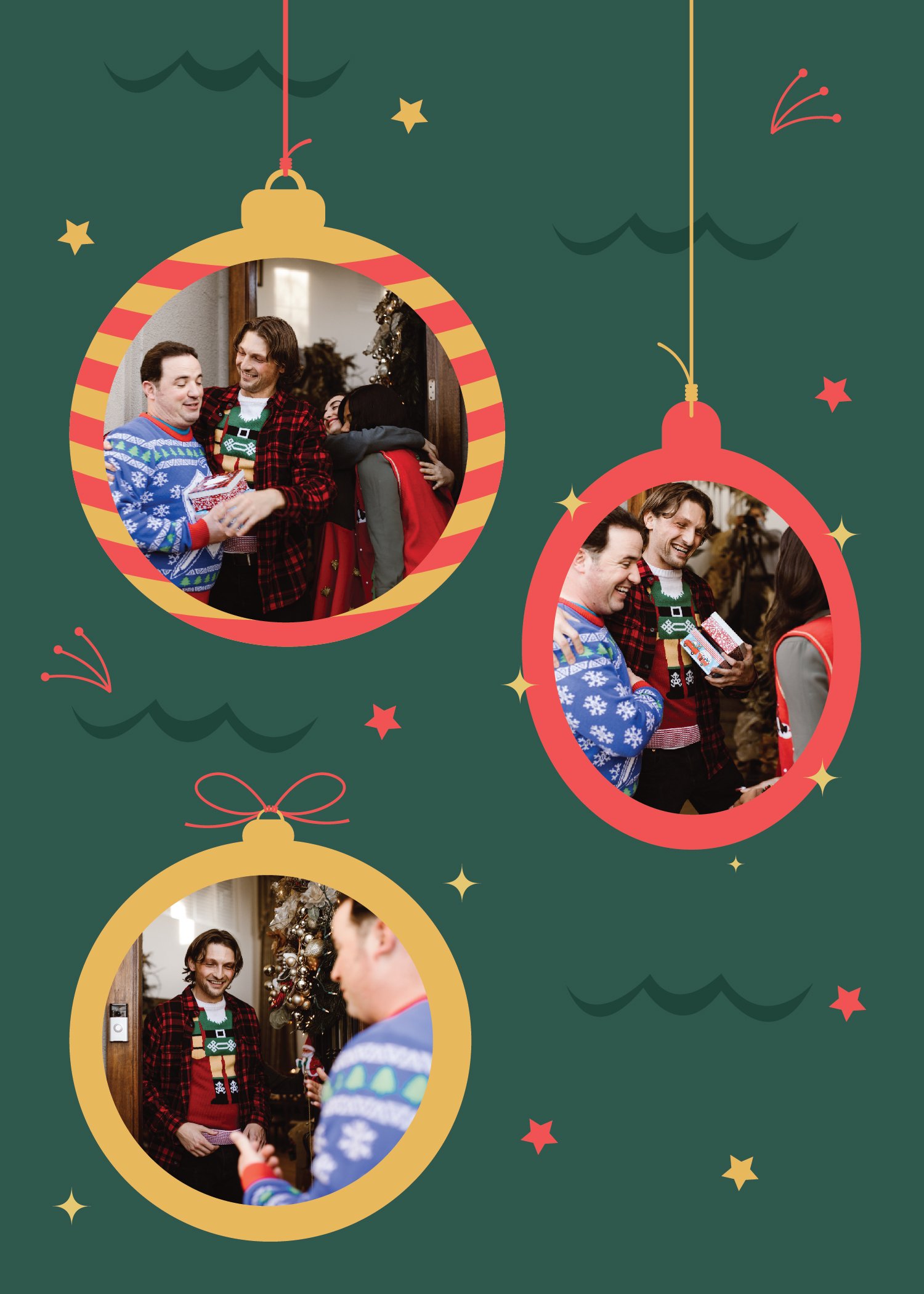 Christmas Bauble Photo Template
