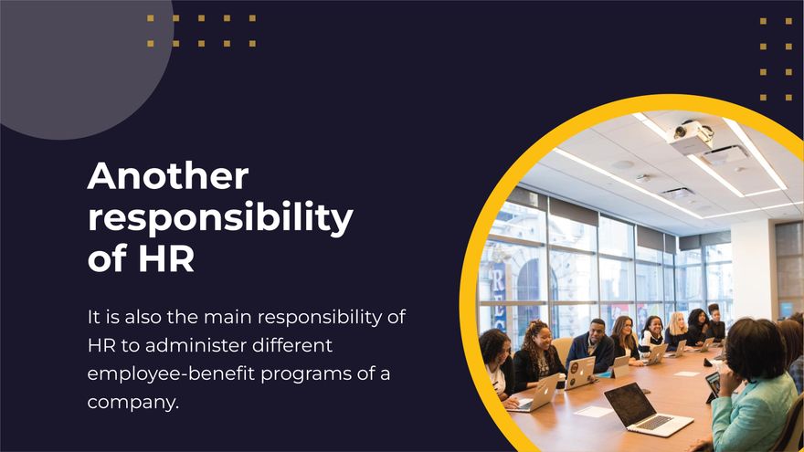 Free HR Infographic Presentation Template to Edit Online