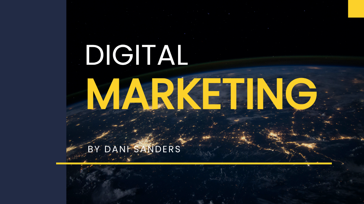 Digital Marketing Presentation Template