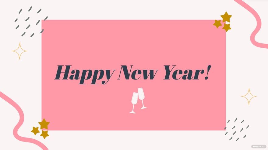 Free New Year's Eve Pink Background in PDF, Illustrator, PSD, EPS, SVG, JPG, PNG