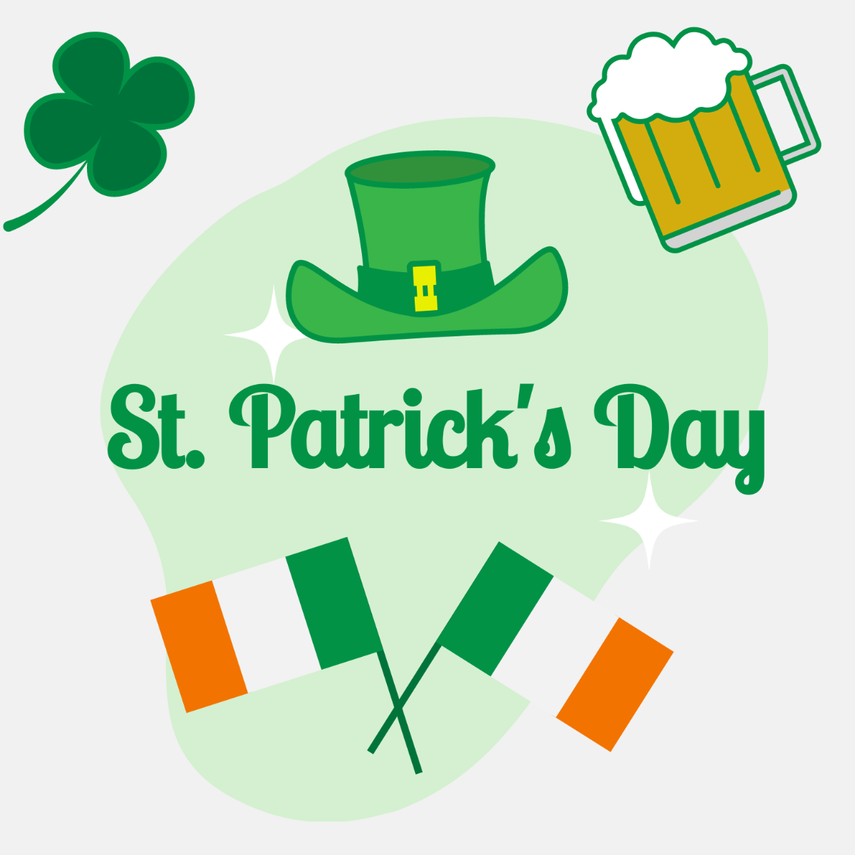 Free St. Patrick's Day Icon Vector Template