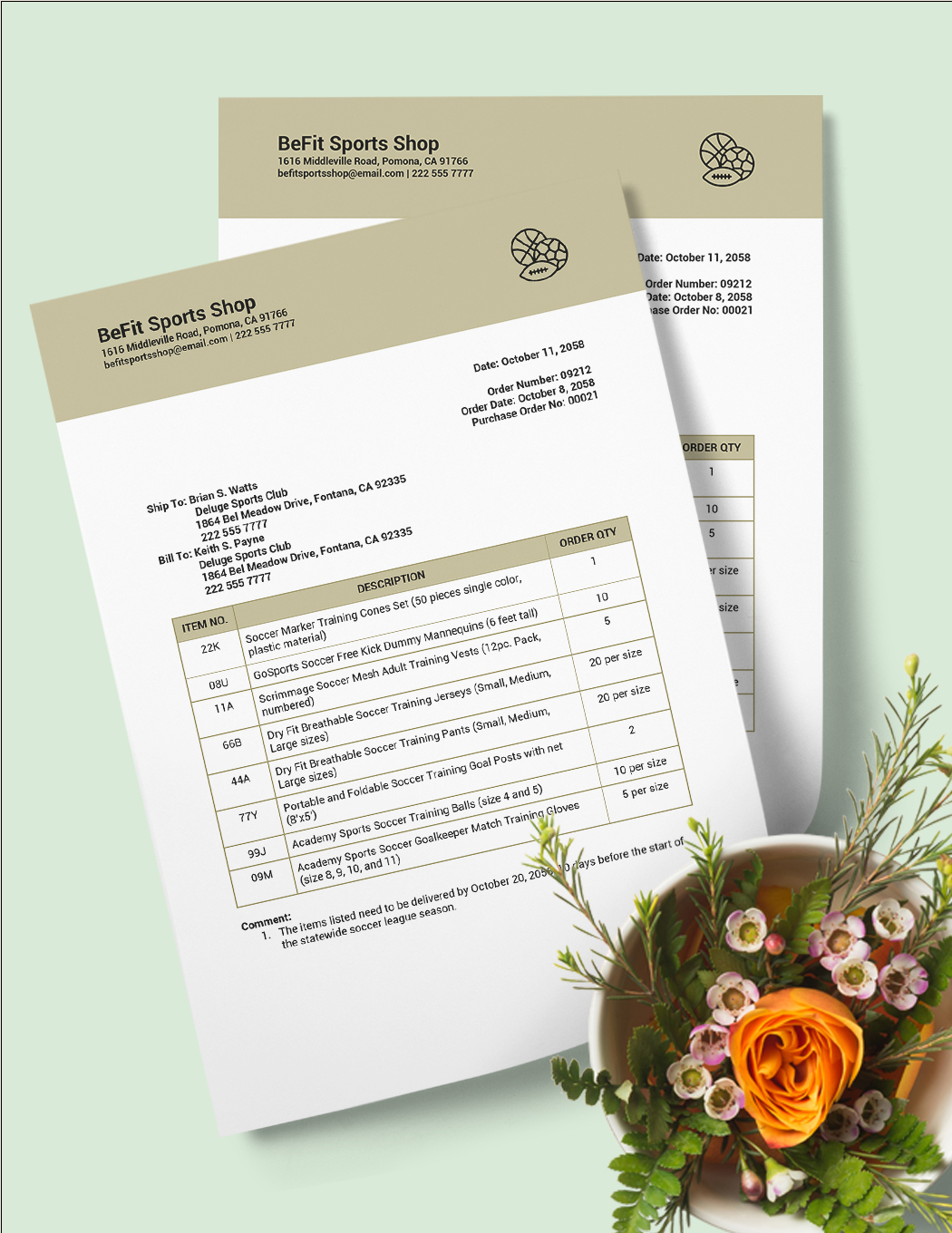 Free Generic Packing Slip Template In Word Google Docs Pages