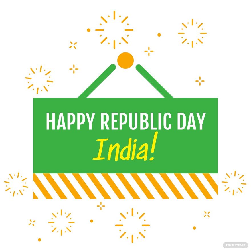 Free Republic Day Sign Vector in Illustrator, PSD, EPS, SVG, JPG, PNG