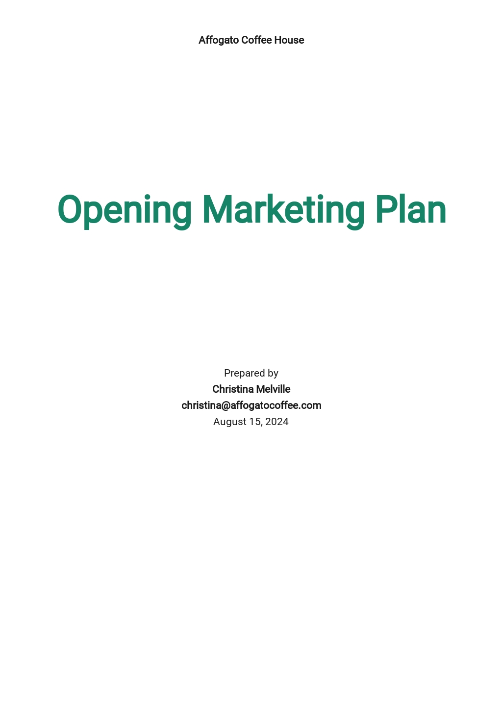 Opening Marketing Plan Template.jpe