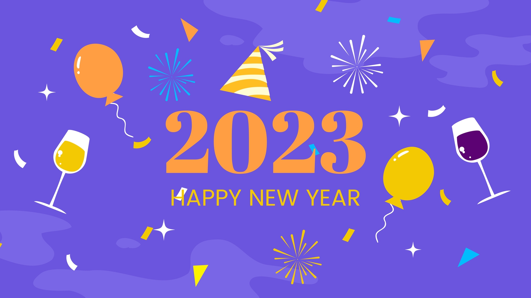 Free New Year's Day Design Background