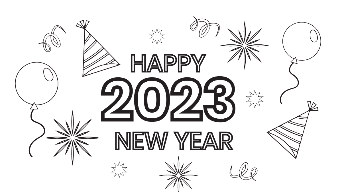 Free New Year's Day Drawing Background - Edit Online & Download ...