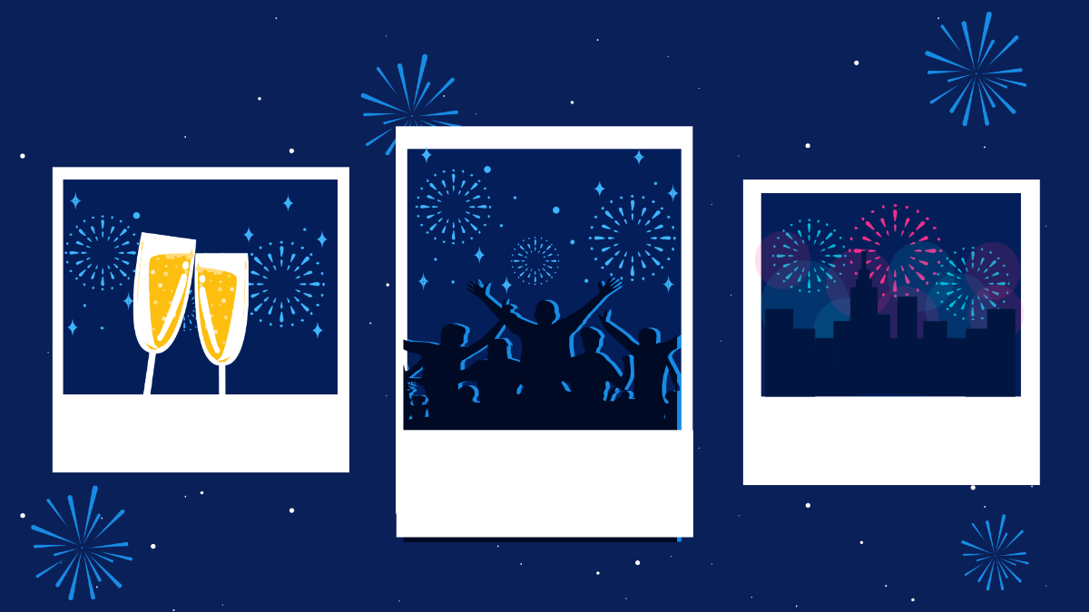 New Year's Day Image Background Template