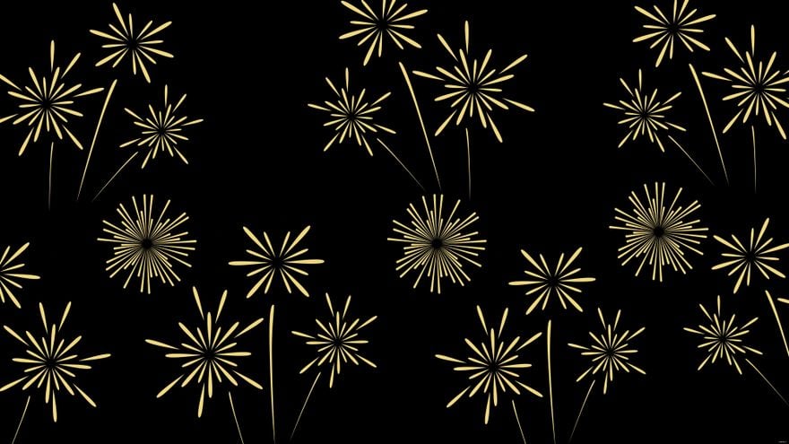 New Year's Day Pattern Background