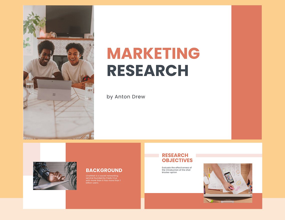 Marketing Research Presentation Template