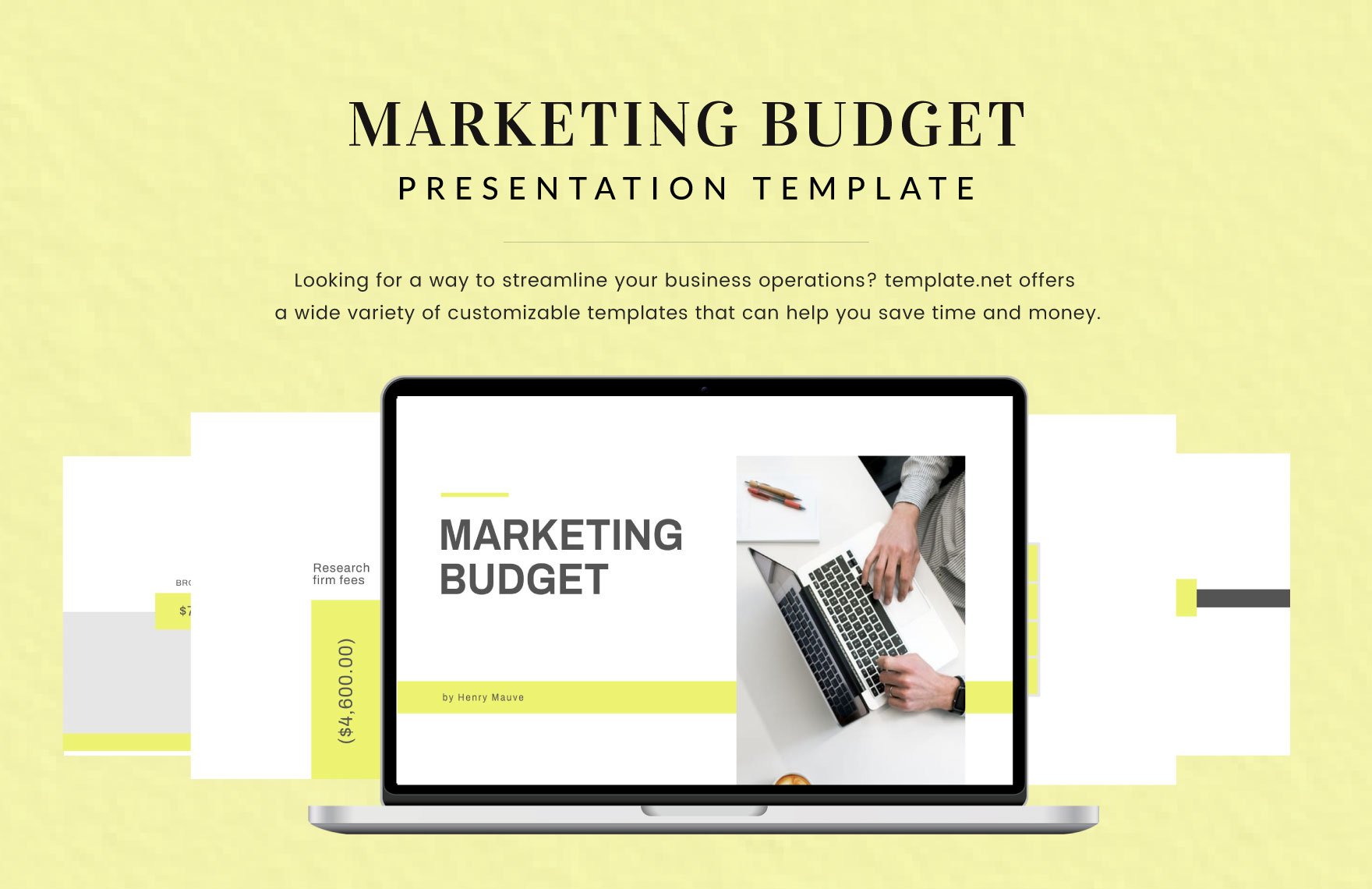Marketing Budget Presentation Template