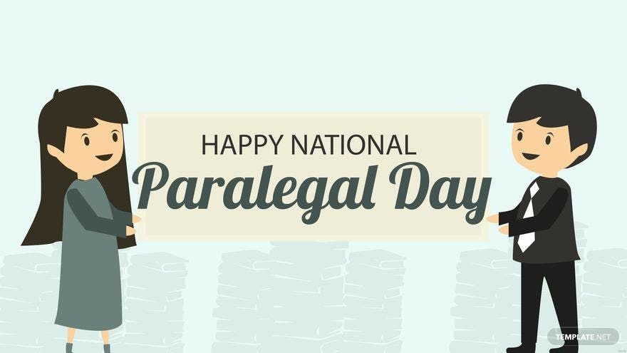 Free Happy National Paralegal Day Background