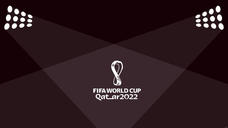 World Cup 2022 Black Background