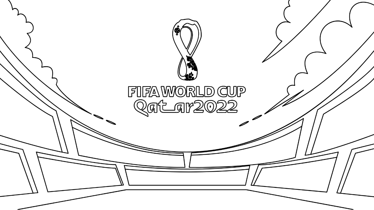 World Cup 2022 Drawing Background Template