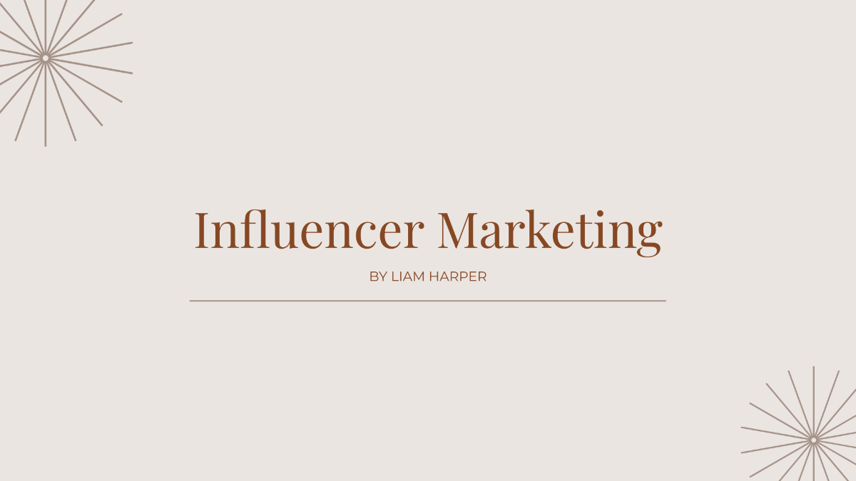Influencer Marketing Presentation