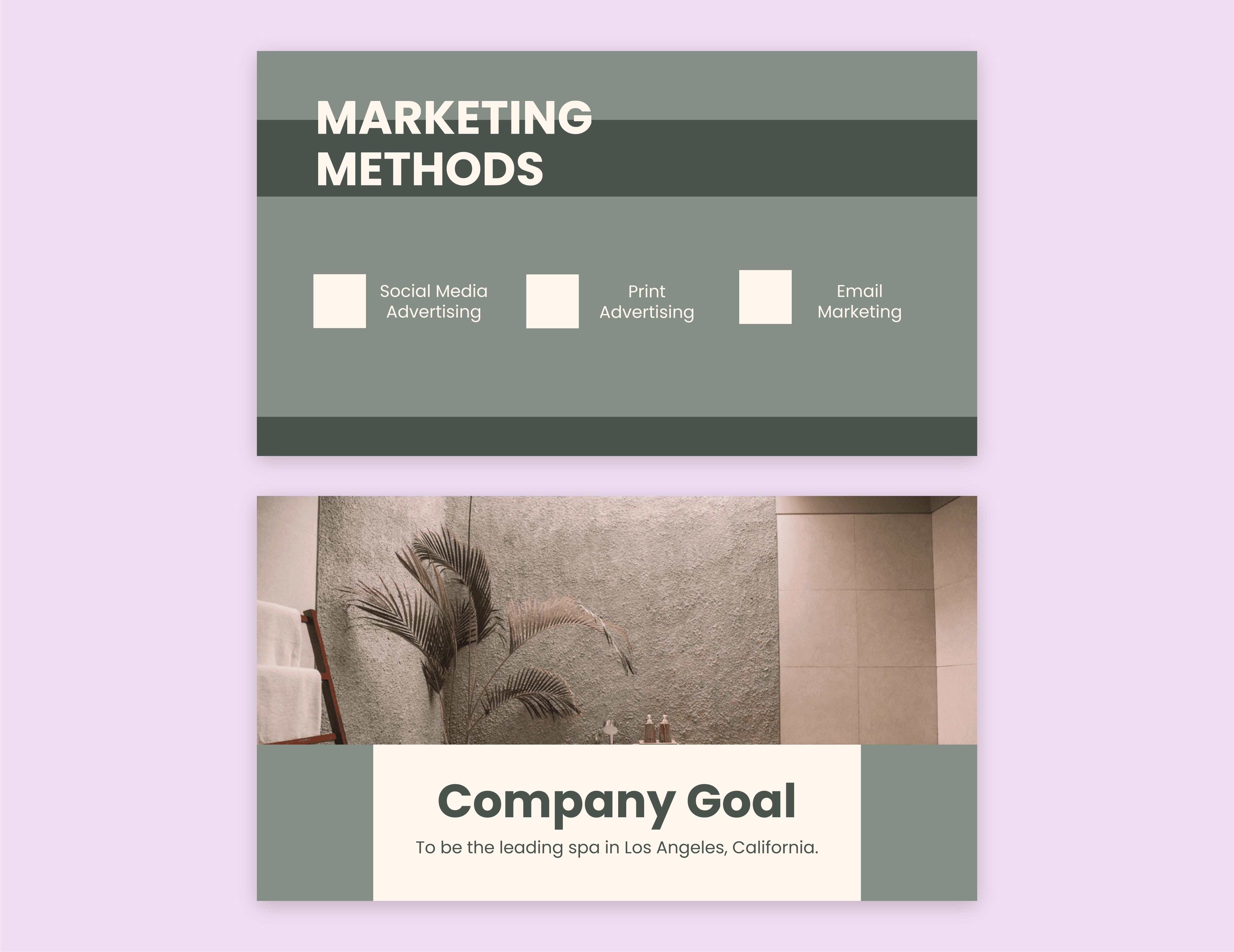 Free Professional Marketing Presentation Template to Edit Online