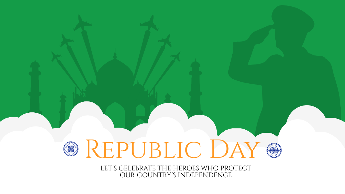 Republic Day Invitation Background Template