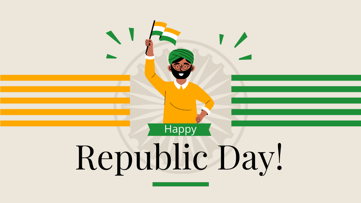 Republic Day Background Template